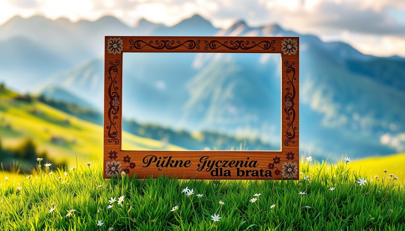 Piękne życzenia dla brata