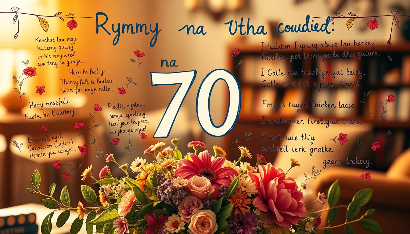 Rymy na 70 urodziny