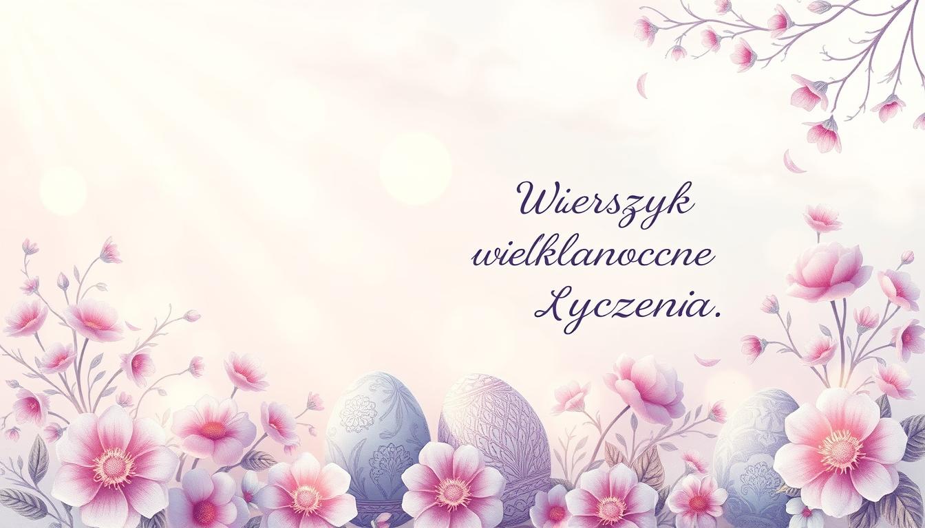 Wierszyki wielkanocne życzenia