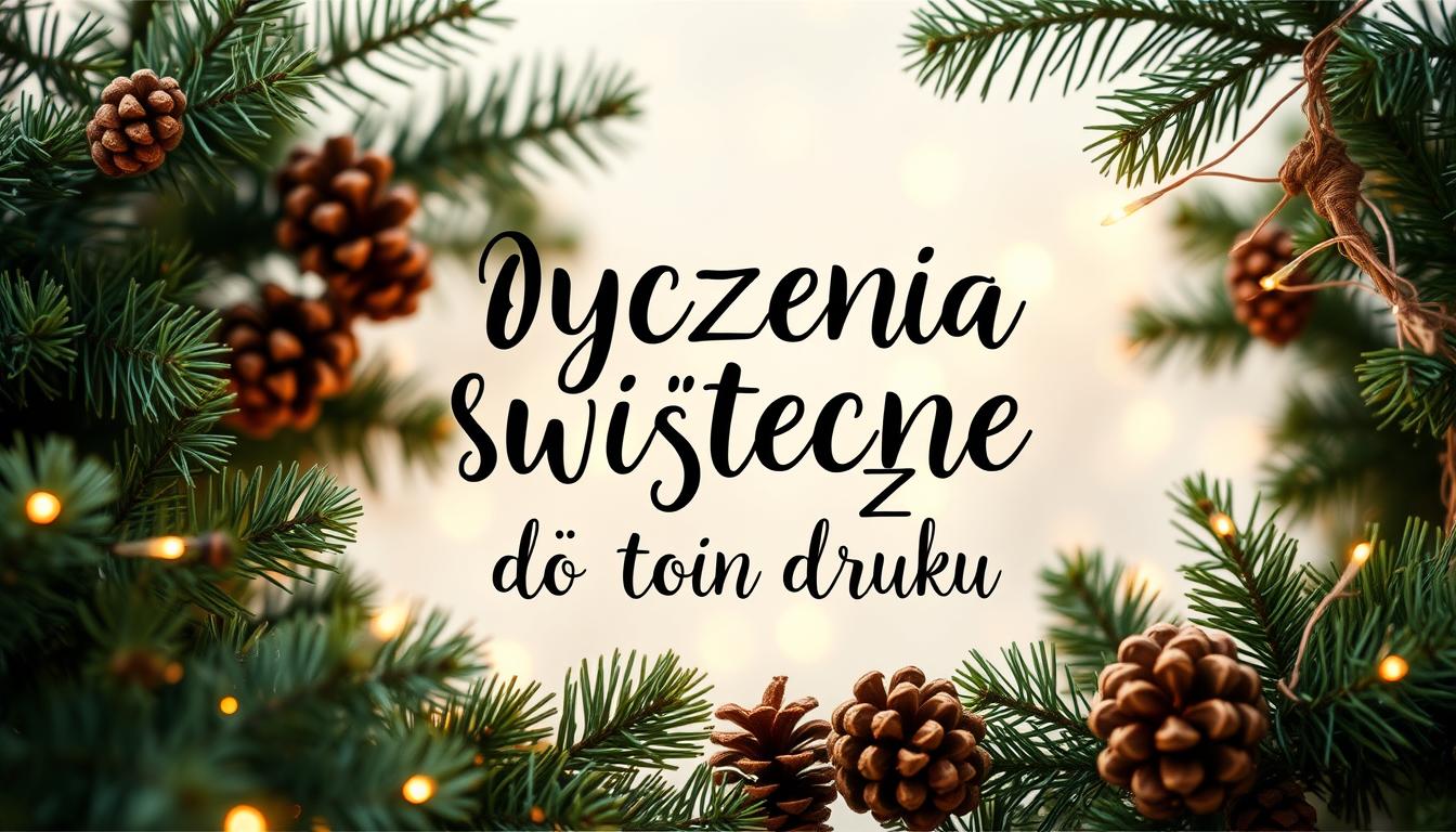 Życzenia świąteczne do druku
