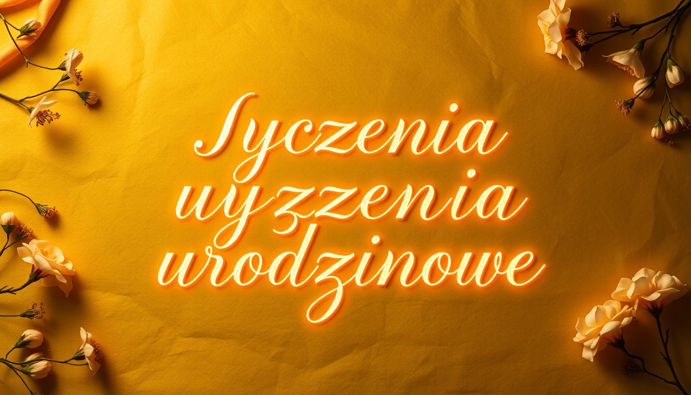 Życzenia urodzinowe tekst
