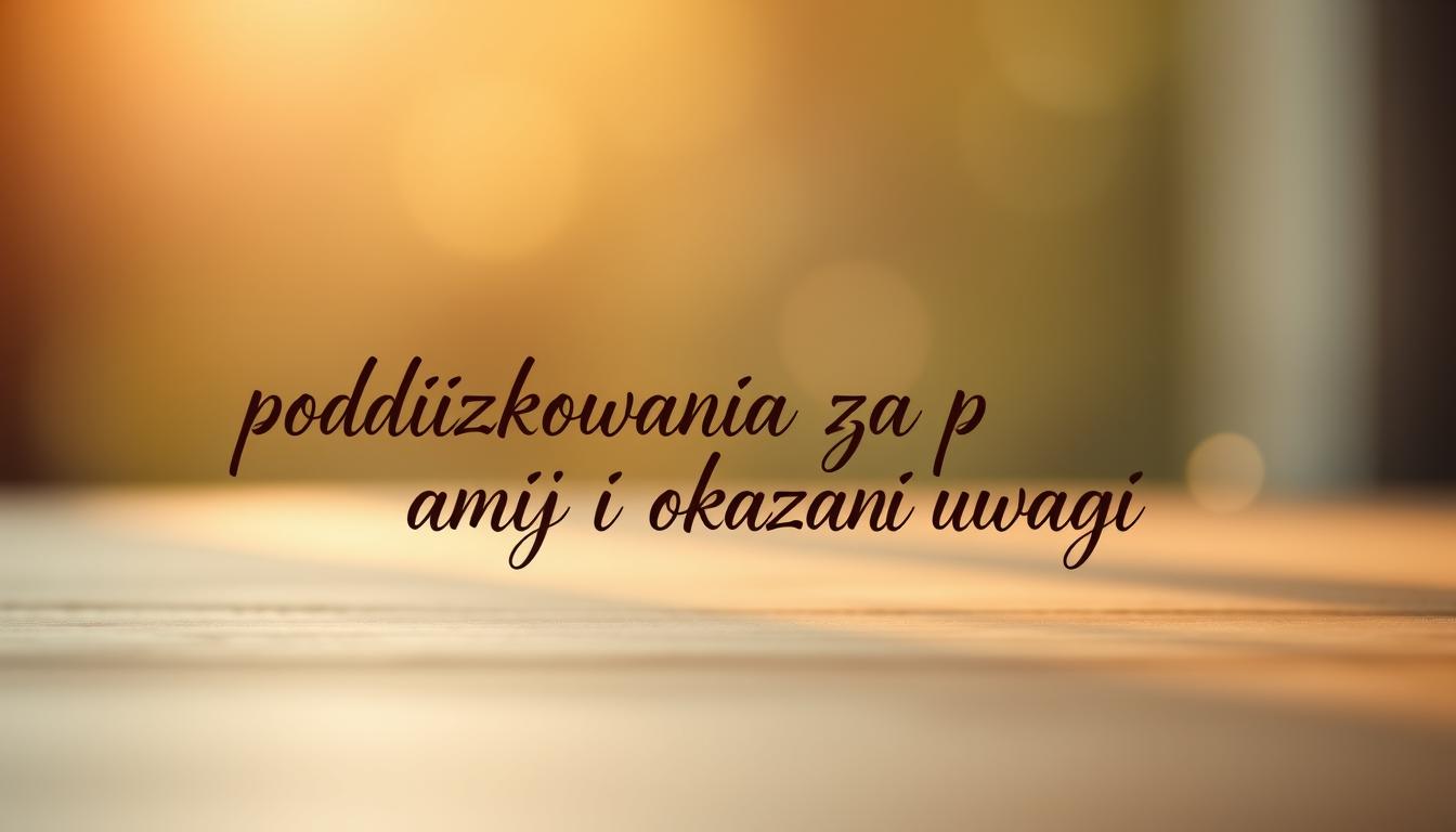 Dziękuję za życzenia i pamięć