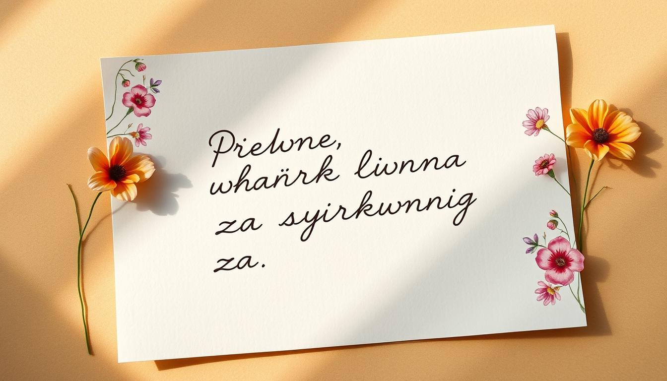Piękne podziękowania za życzenia urodzinowe