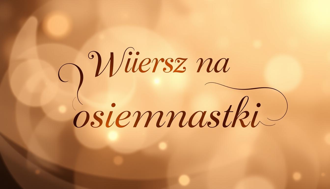 Wiersz na 18 urodziny
