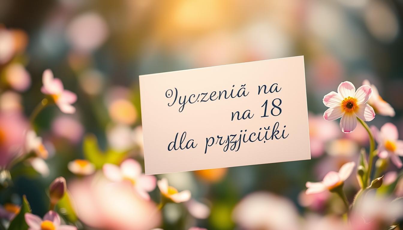 Życzenia na 18 dla przyjaciółki
