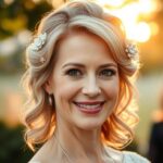 Fryzura na wesele dla 50 latki