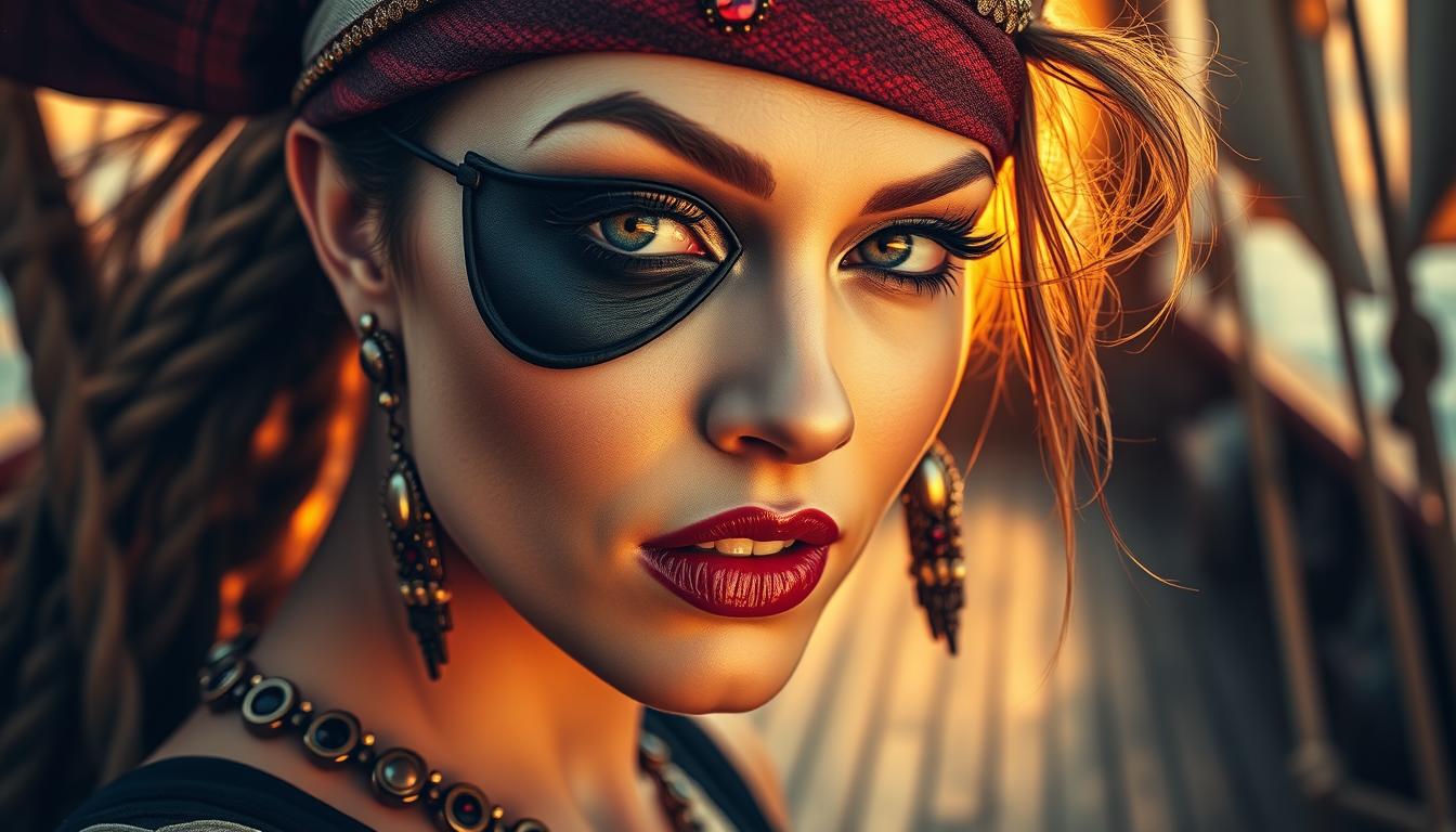 Makijaż piratki – jak stworzyć efektowny look krok po kroku